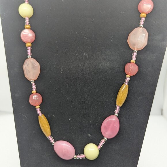 Maurices Jewelry - Maurices Pink and Yellow Beaded Necklace
